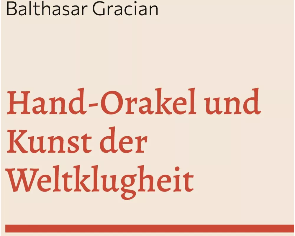 Hand-Orakel und kunst der Weltklugheit