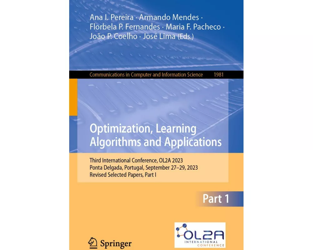 Optimization, Learning Algorithms and Applications
