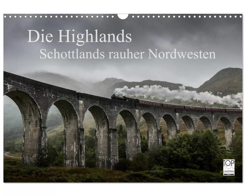 Die Highlands - Schottlands rauher Nordwesten (Wandkalender 2026 DIN A3 quer), CALVENDO Monatskalender