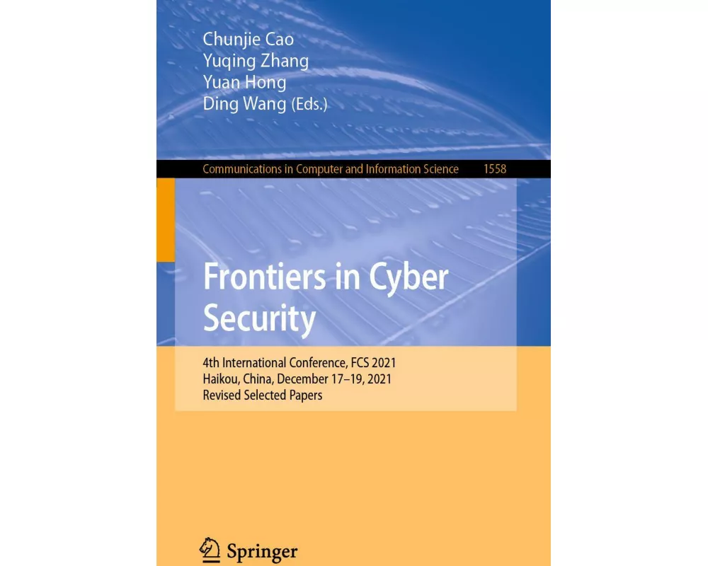 Frontiers in Cyber Security