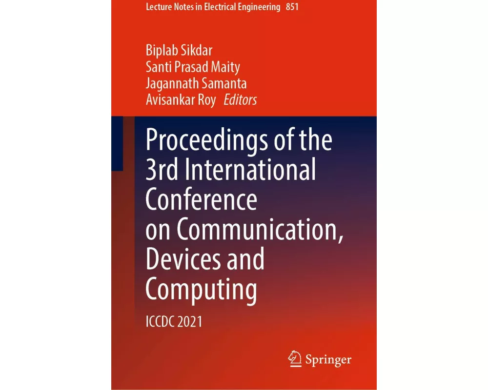 Proceedings of the 3rd International Conference on Communication, Devices and Computing
