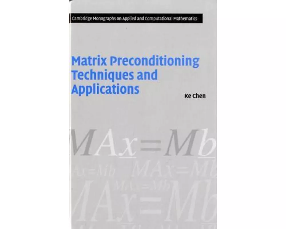 Matrix Preconditioning Techniques and Applications