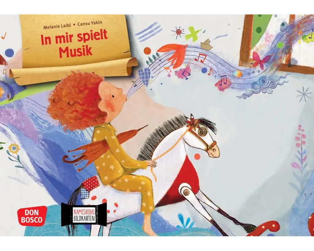 In mir spielt Musik. Eine Aufwachgeschichte. Kamishibai Bildkartenset
