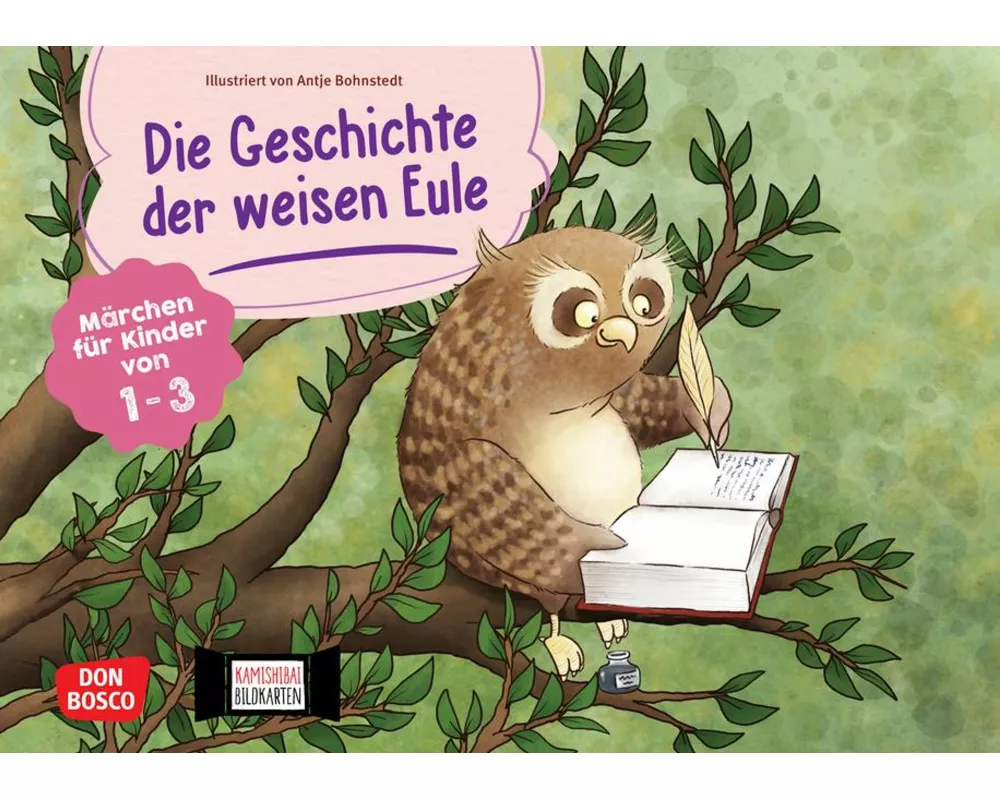 Die Geschichte der weisen Eule. Kamishibai Bildkartenset