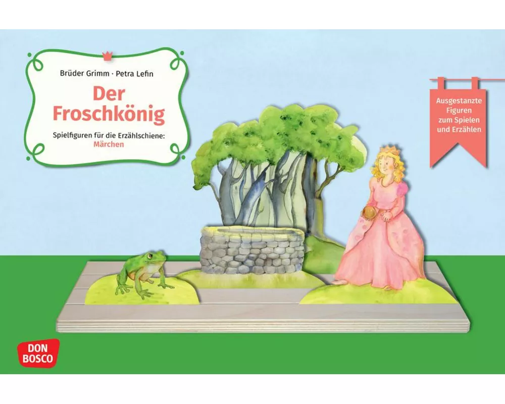 Der Froschkönig. Erzählschienen-Figurenset
