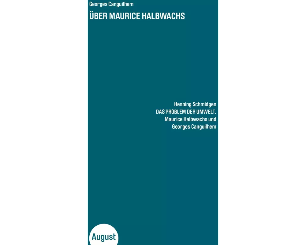 Über Maurice Halbwachs