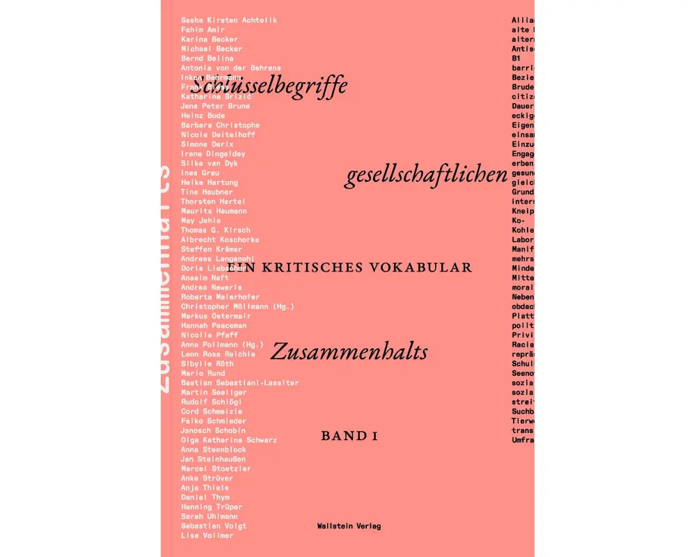 Schlüsselbegriffe gesellschaftlichen Zusammenhalts