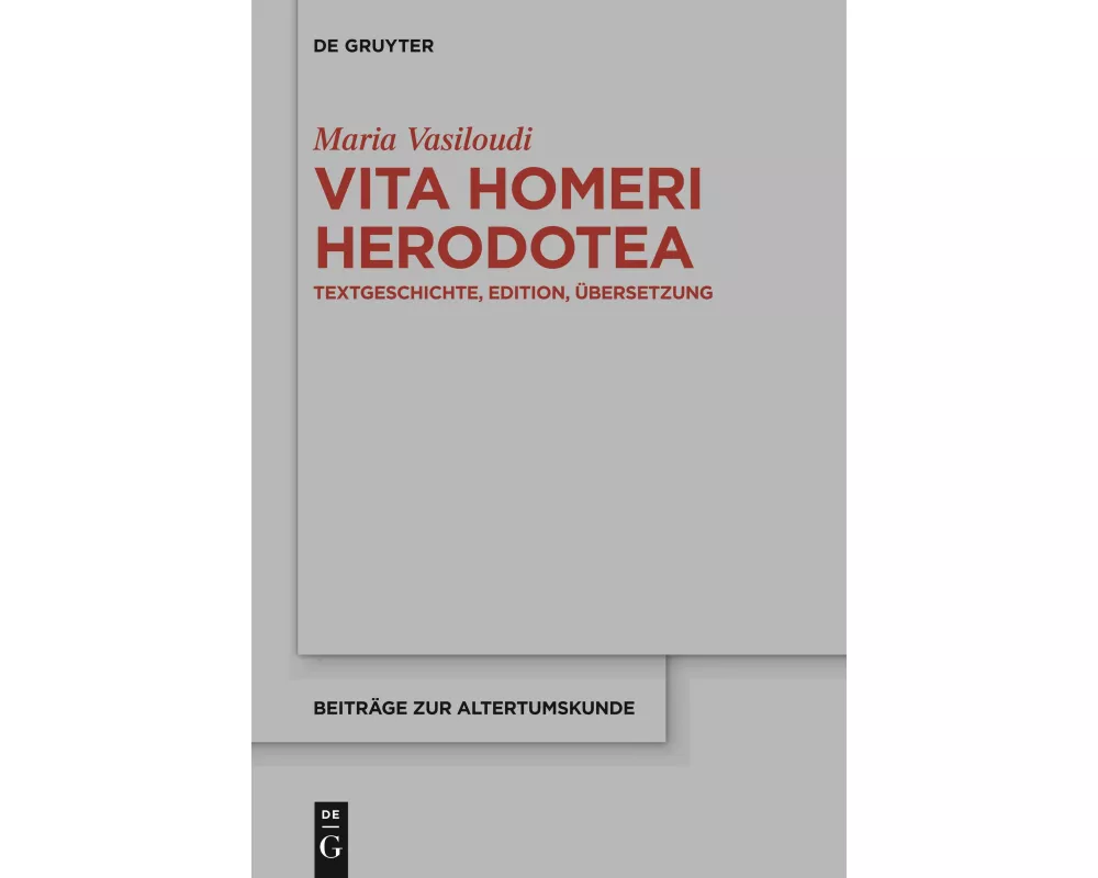 Vita Homeri Herodotea