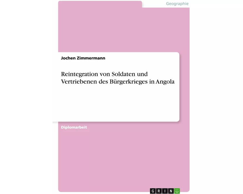 Reintegration von Soldaten und Vertriebenen des Bürgerkrieges in Angola