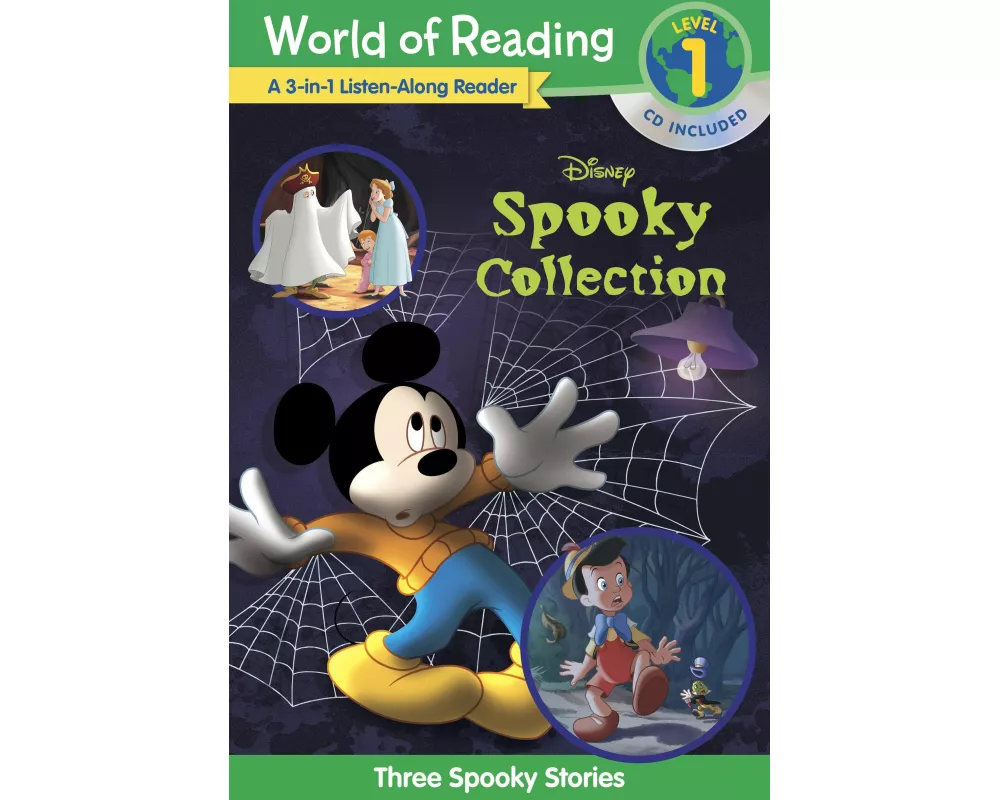 World of Reading: Disney's Spooky Collection 3-in-1 Listen-Along Reader-Level 1 Reader