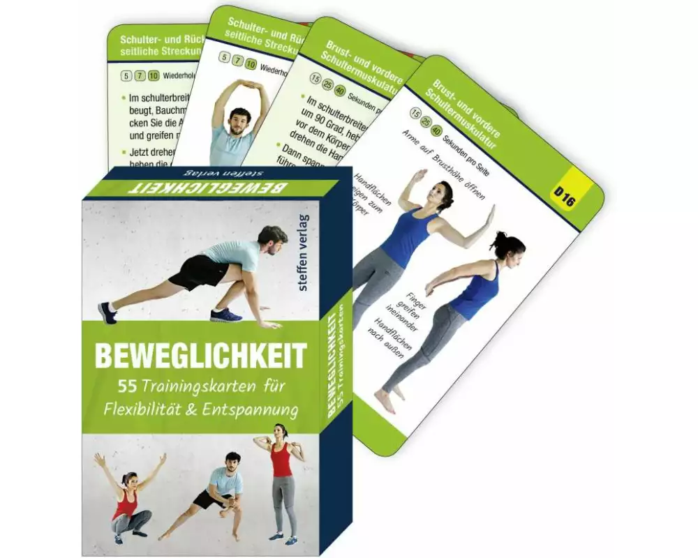Trainingskarten: Beweglichkeit