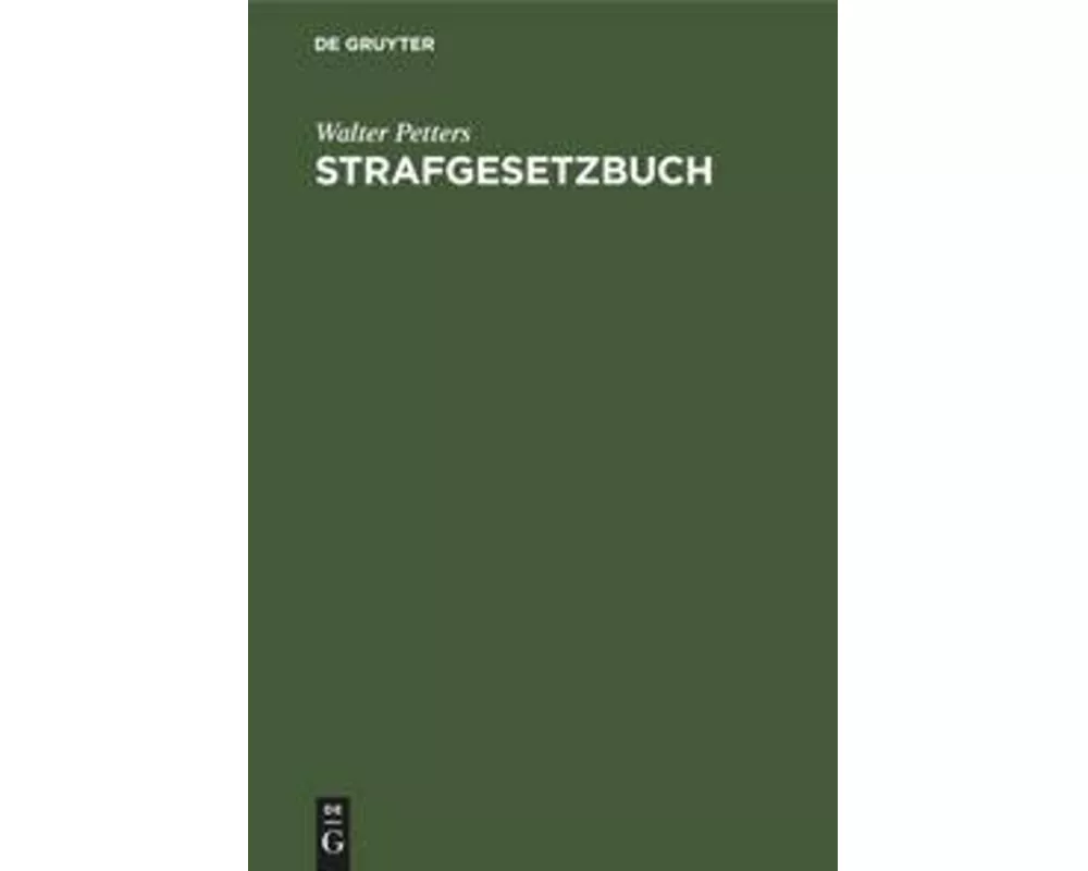 Strafgesetzbuch