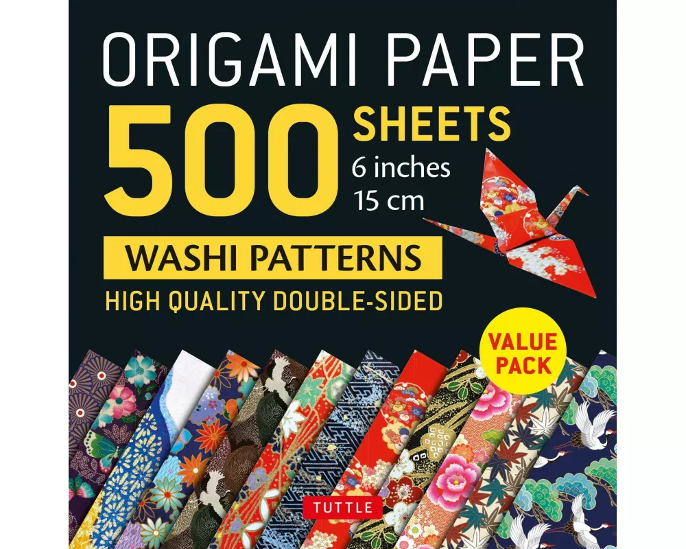Origami Paper 500 sheets Japanese Washi Patterns 6" (15 cm)
