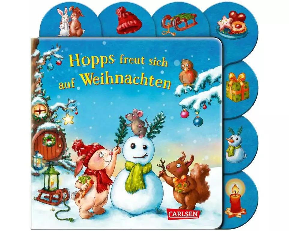 Hopps freut sich auf Weihnachten