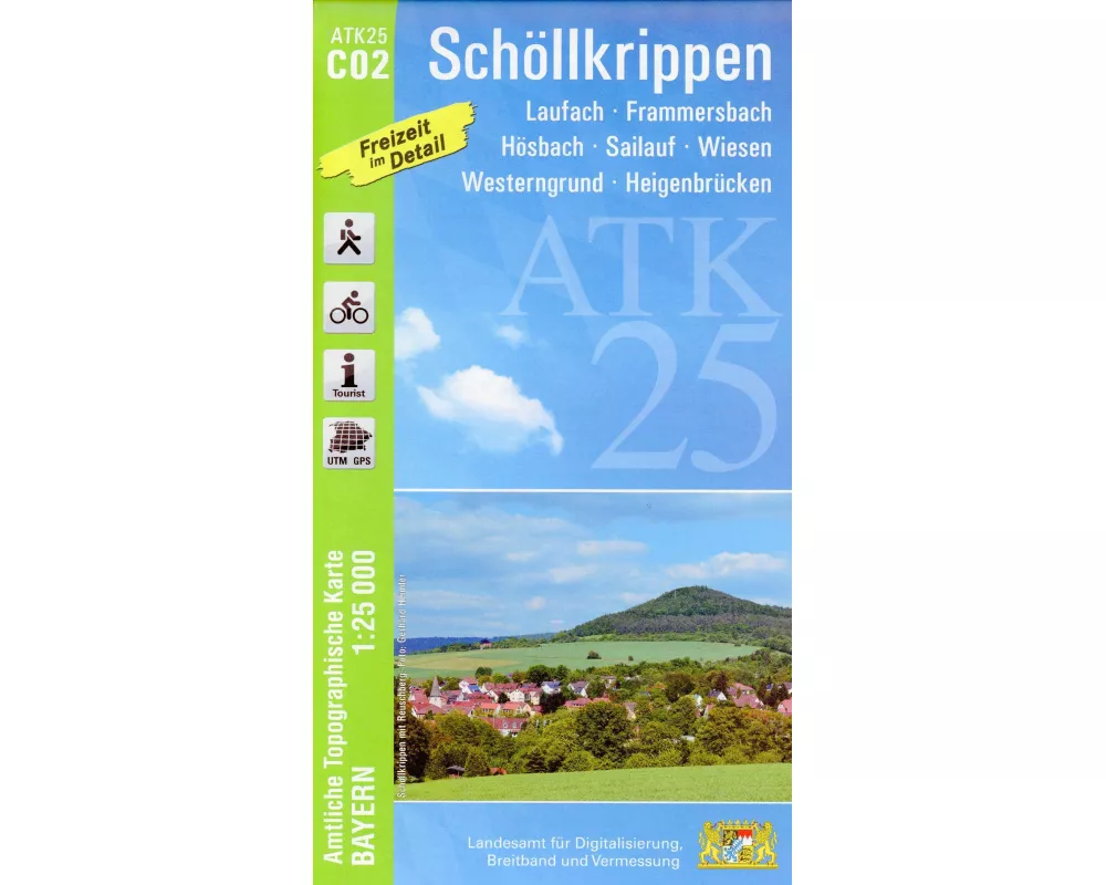 ATK25-C02 Schllkrippen (Amtliche Topographische Karte 1:25000)
