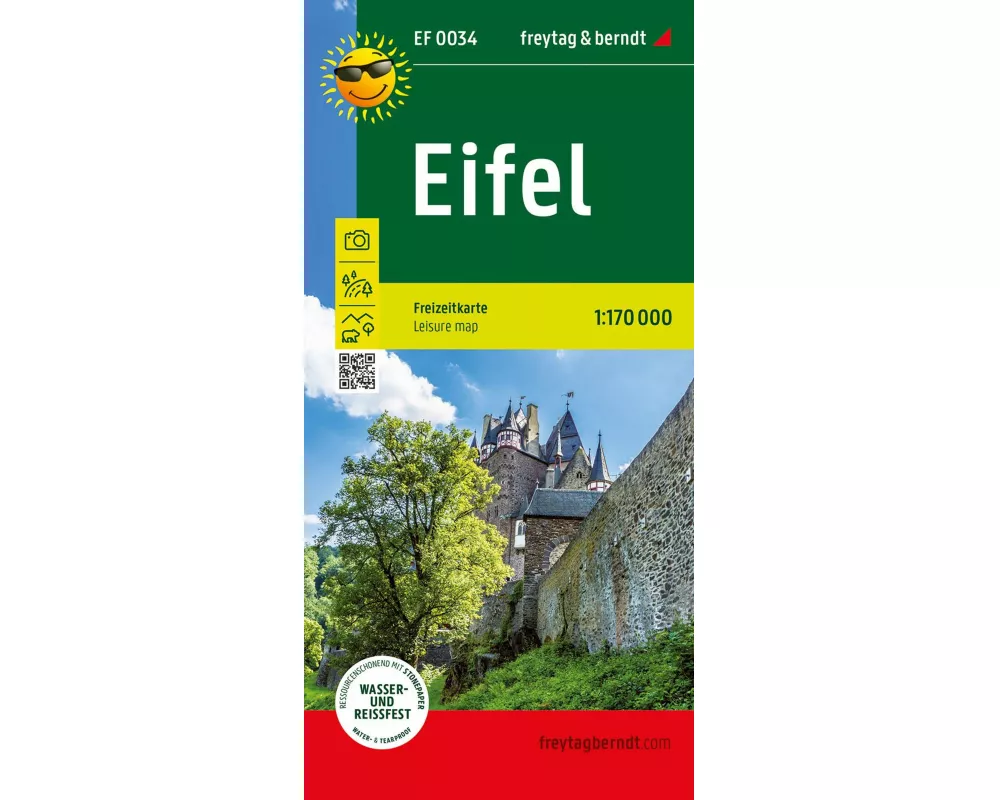 freytag & berndt Freizeitkarte Eifel 1:170.000