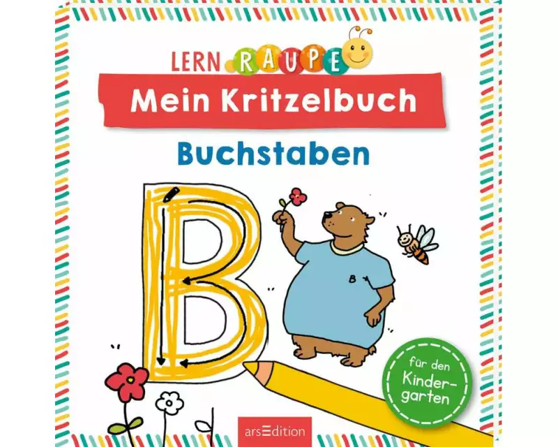 Lernraupe – Mein Kritzelbuch Buchstaben