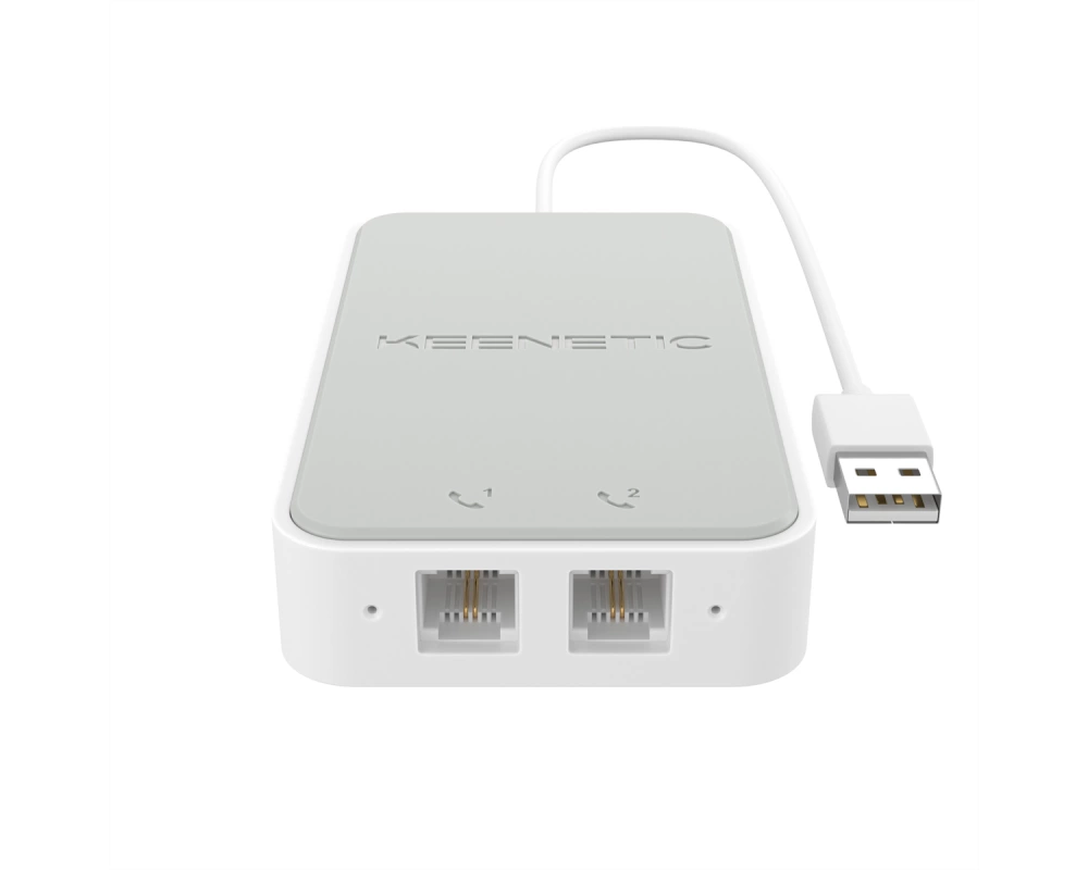 Keenetic Linear Zwei-Port-USB-Adapter für Analogtelefone