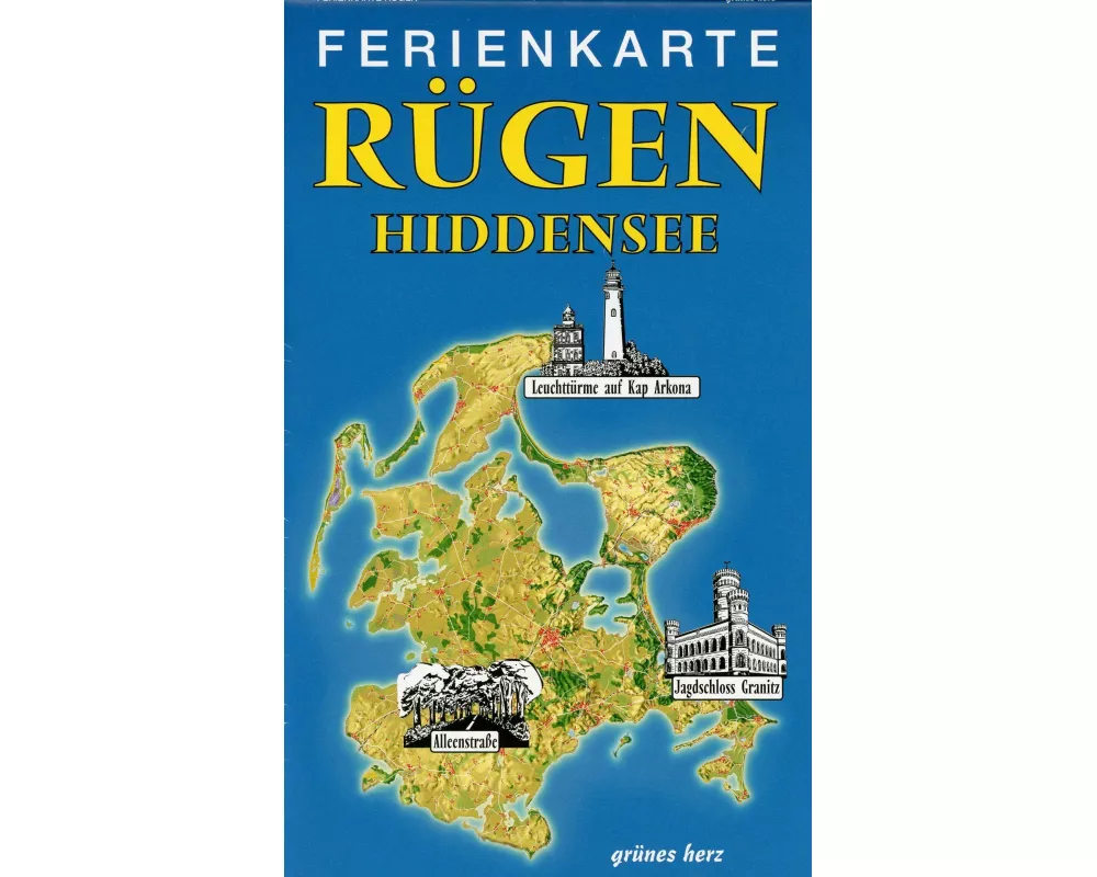 Ferienkarte Rügen 1: 100 000