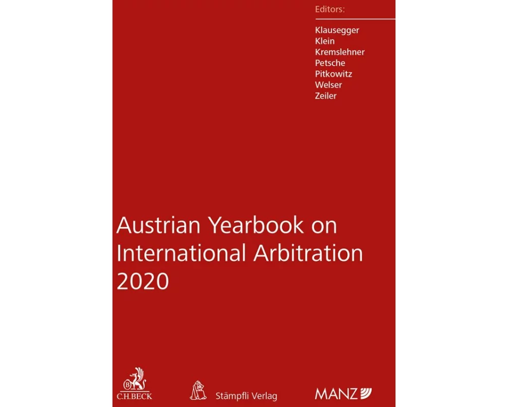 Austrian Yearbook on International Arbitration 2020
