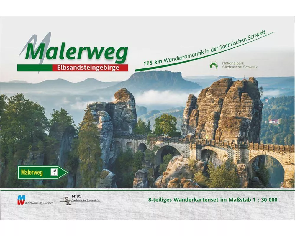 Malerweg - Sächsische Schweiz 1 : 30 000