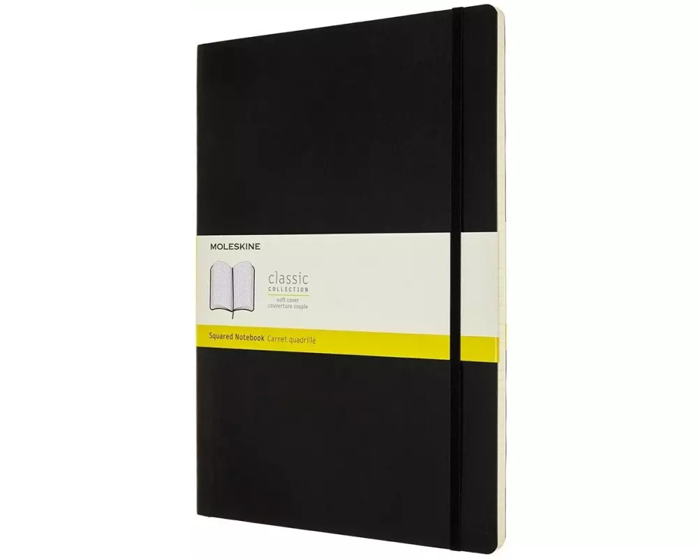 Moleskine Notizbuch Classic A4 Kariert, Softcover, 192 Seiten