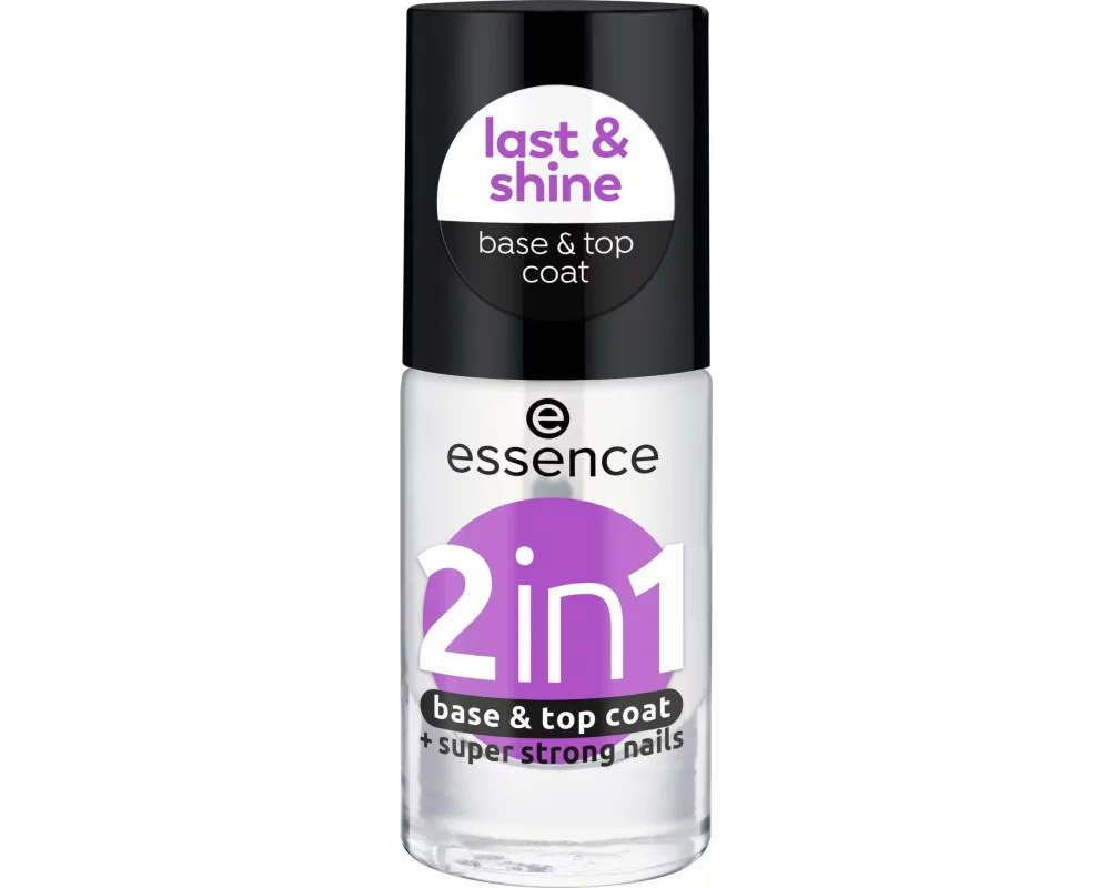 essence Basecoat 2 in 1 Base and Top Coat Transparent