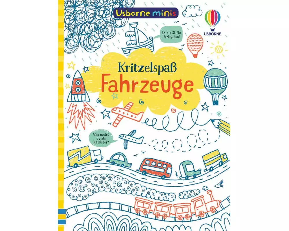 Usborne Minis: Kritzelspaß Fahrzeuge