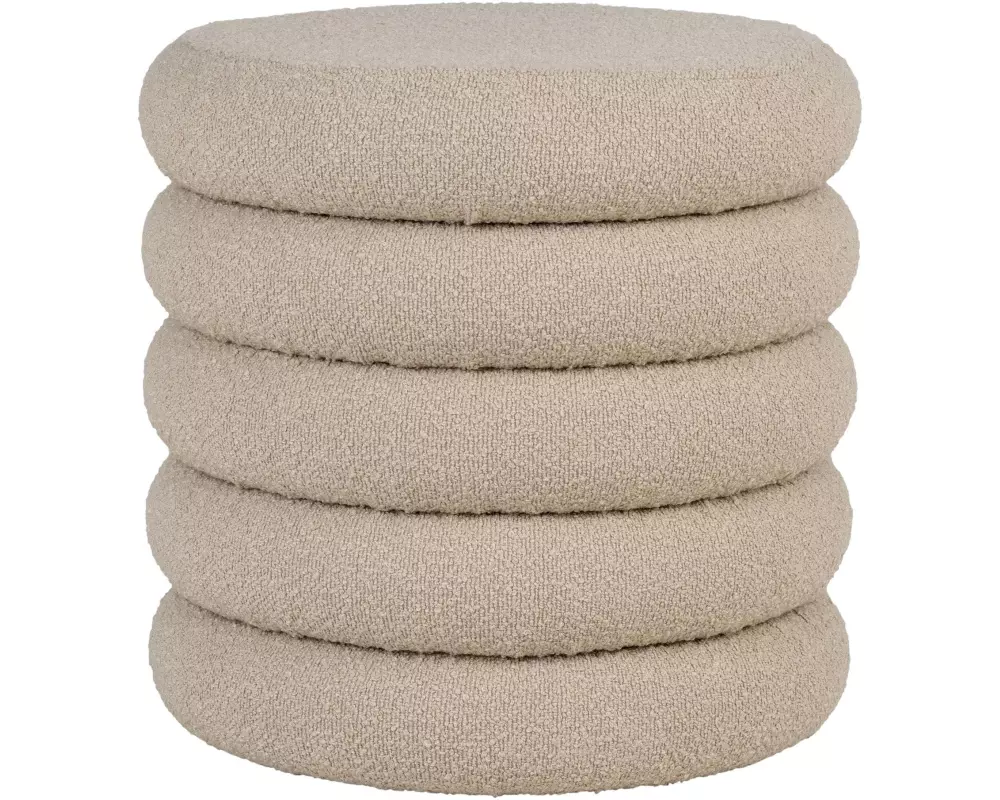 House Nordic Pouf Brooklyn 44 x 44 cm, Beige