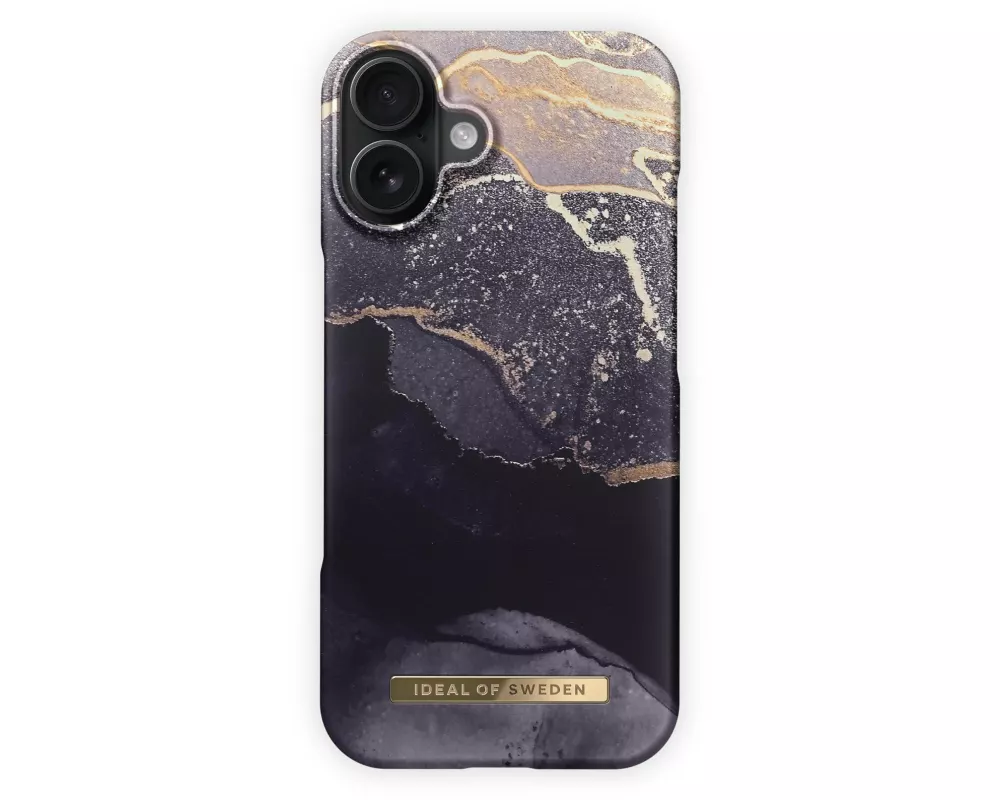 Ideal of Sweden Back Cover iPhone 16 Plus Golden Twilight Marble
