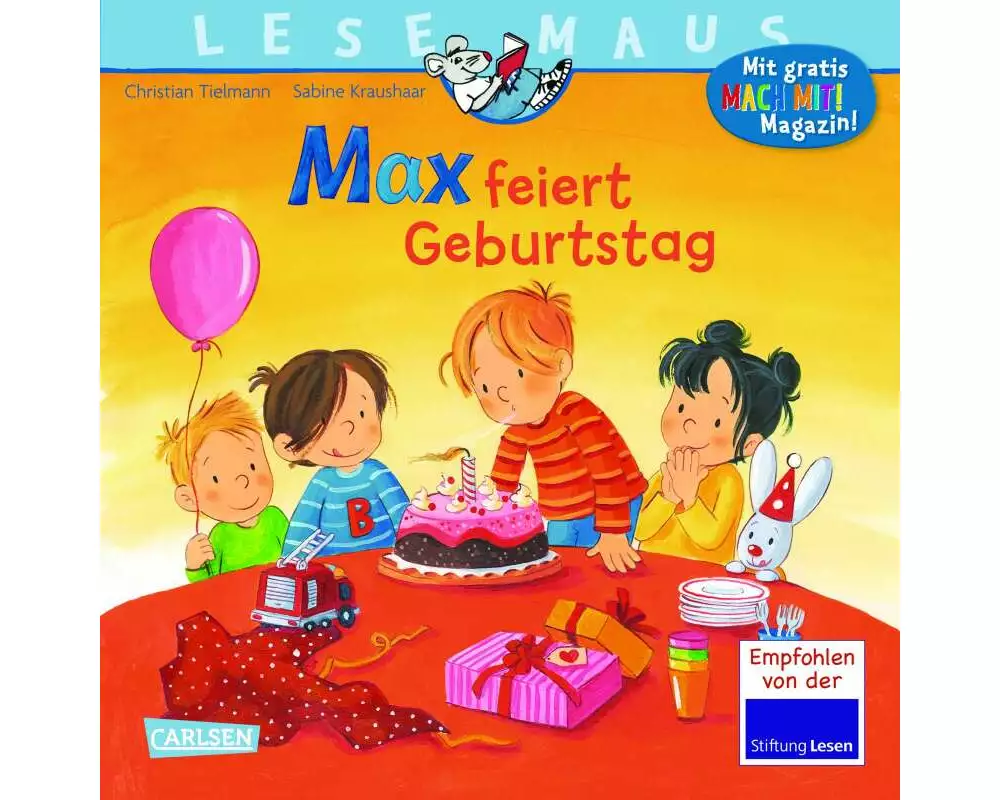 LESEMAUS 21: Max feiert Geburtstag