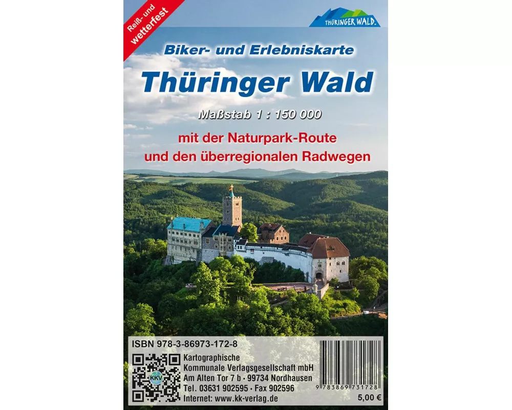 Thüringer Wald 1:150 000