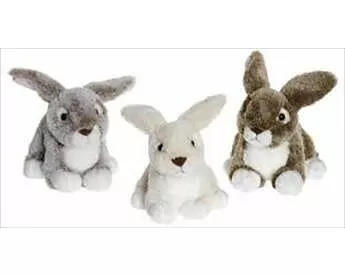 Plüsch Dreamies Hasen klein 20 cm. Creme, braun oder grau