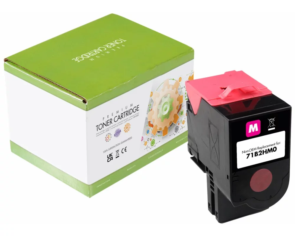 STATIC Toner cartridge compatible with Lexmark 71B2HM0 magenta compatible 3.500 pages