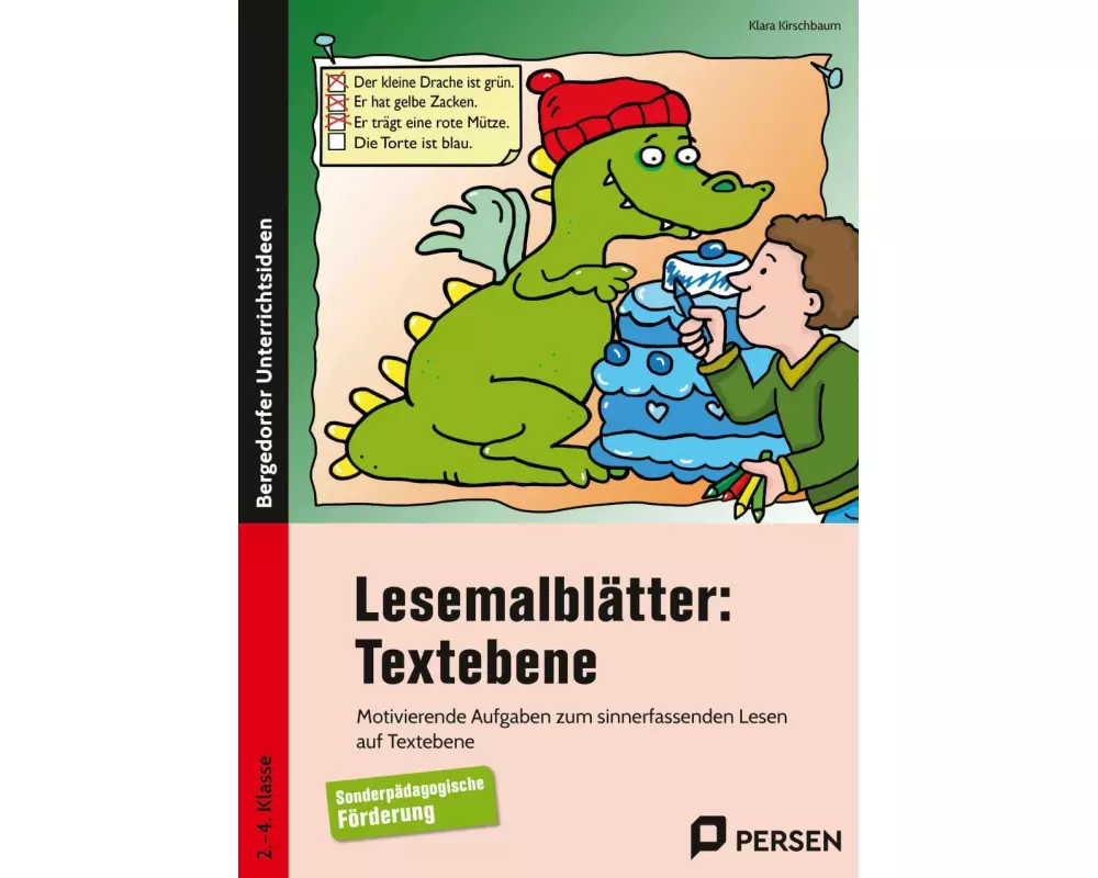 Lesemalblätter: Textebene
