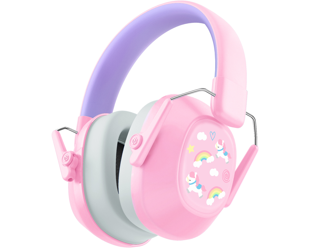 ICLEVER Ear Muffs for Kids C06-2301N-08 29dB NRR Noise Reduc. Pony