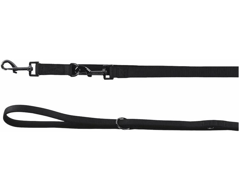 Flamingo verstellbare Führleine schwarz 200x2.5cm