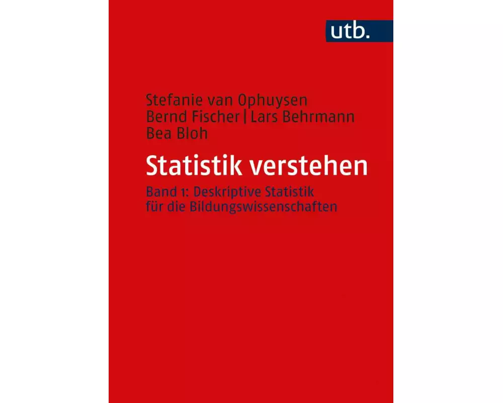 Statistik verstehen, Band 1