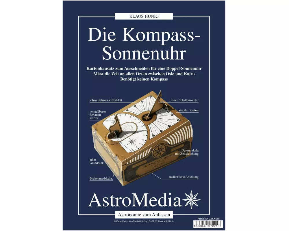 Die Kompass-Sonnenuhr