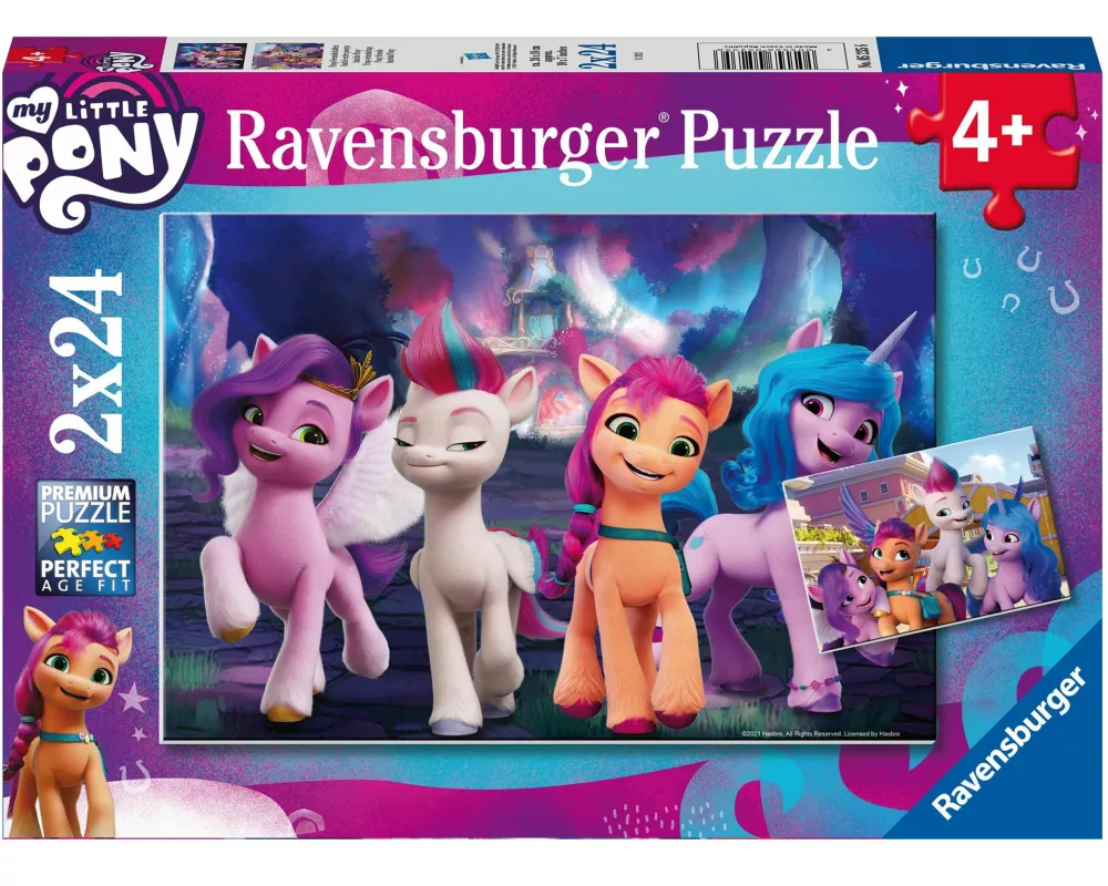 Kinderpuzzle 2x24 Teile - My Little Pony Film