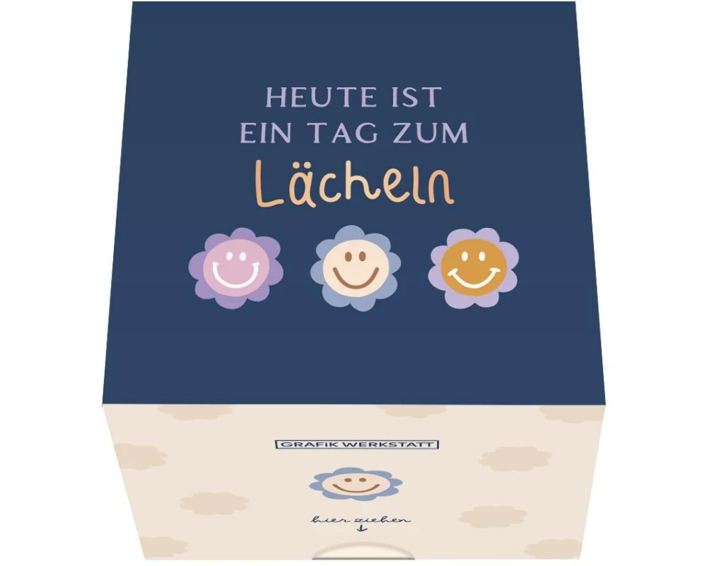 Grafik Werkstatt Message in a Box Lächeln