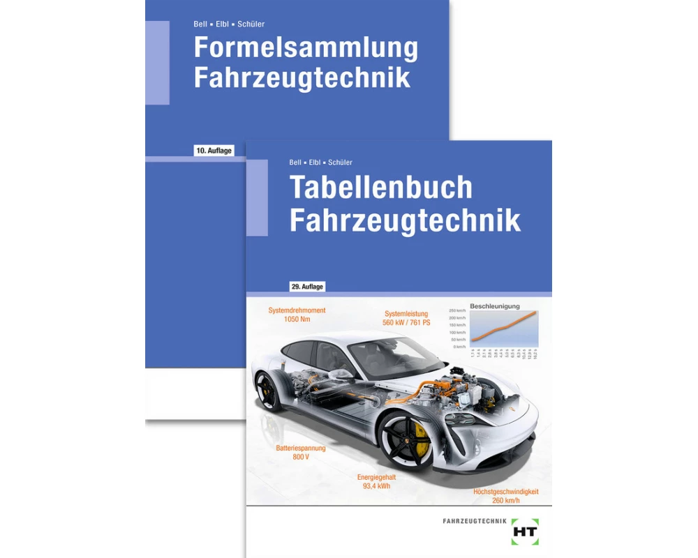 Paketangebot Tabellenbuch Fahrzeugtechnik und Formelsammlung Fahrzeugtechnik