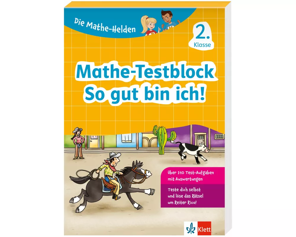 Klett Die Mathe-Helden: Mathe-Testblock So gut bin ich! 2. Klasse