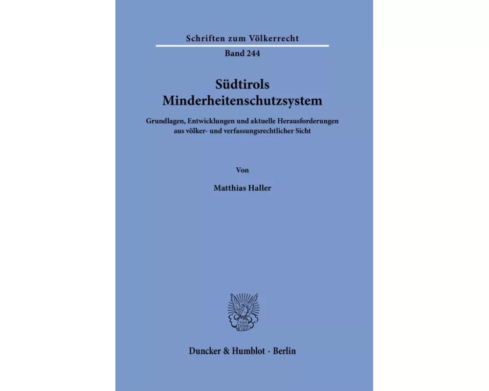 Südtirols Minderheitenschutzsystem