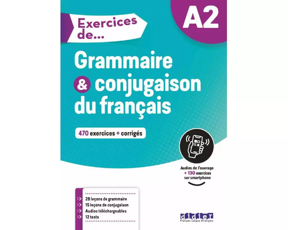 Exercices de... Grammaire et conjugaison A2 + didierfle.app