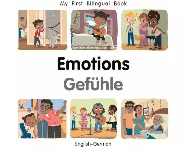 My First Bilingual Book-Emotions (English-German)