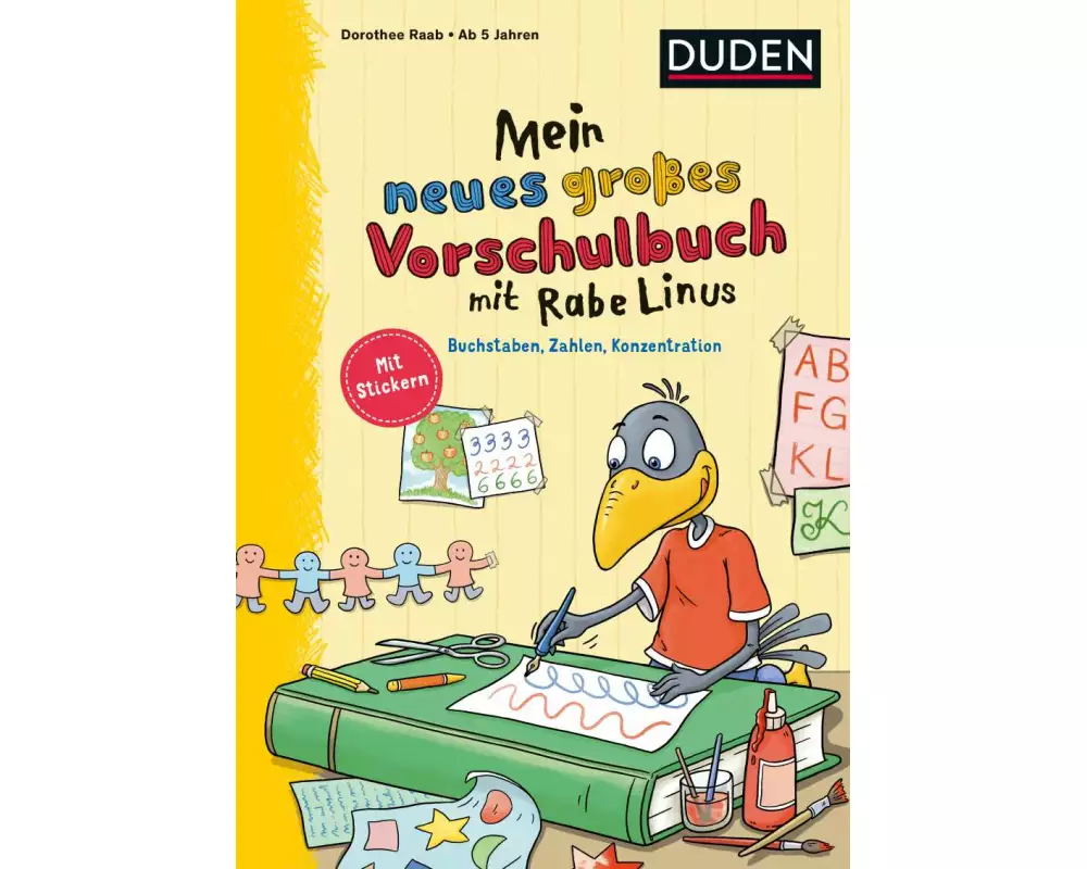 Mein neues großes Vorschulbuch mit Rabe Linus