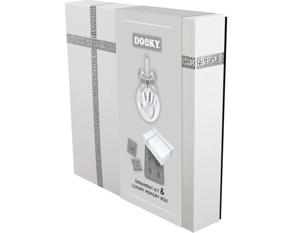 Dooky Medaillonabdruck und Erinnerungsbox Rund, 16.5 x 24 x 5.2 cm
