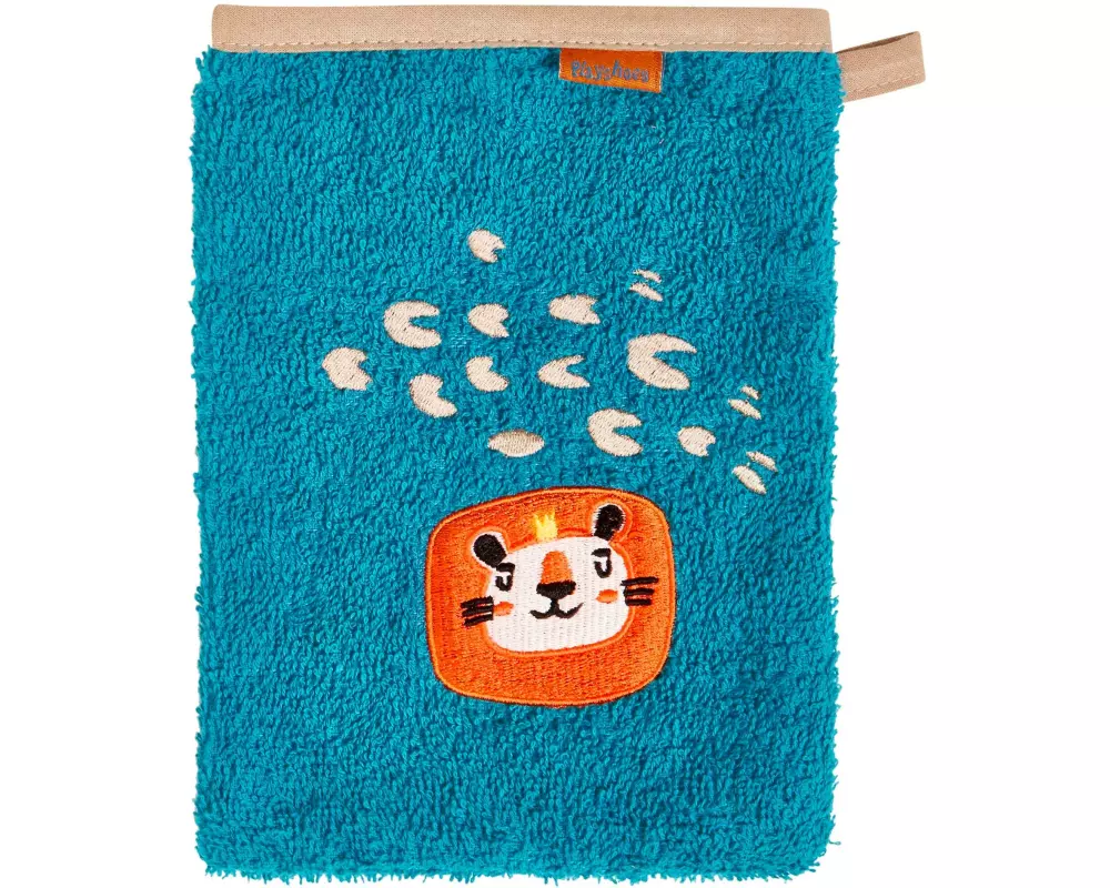 Playshoes Baby-Waschhandschuh Dschungel Petrol