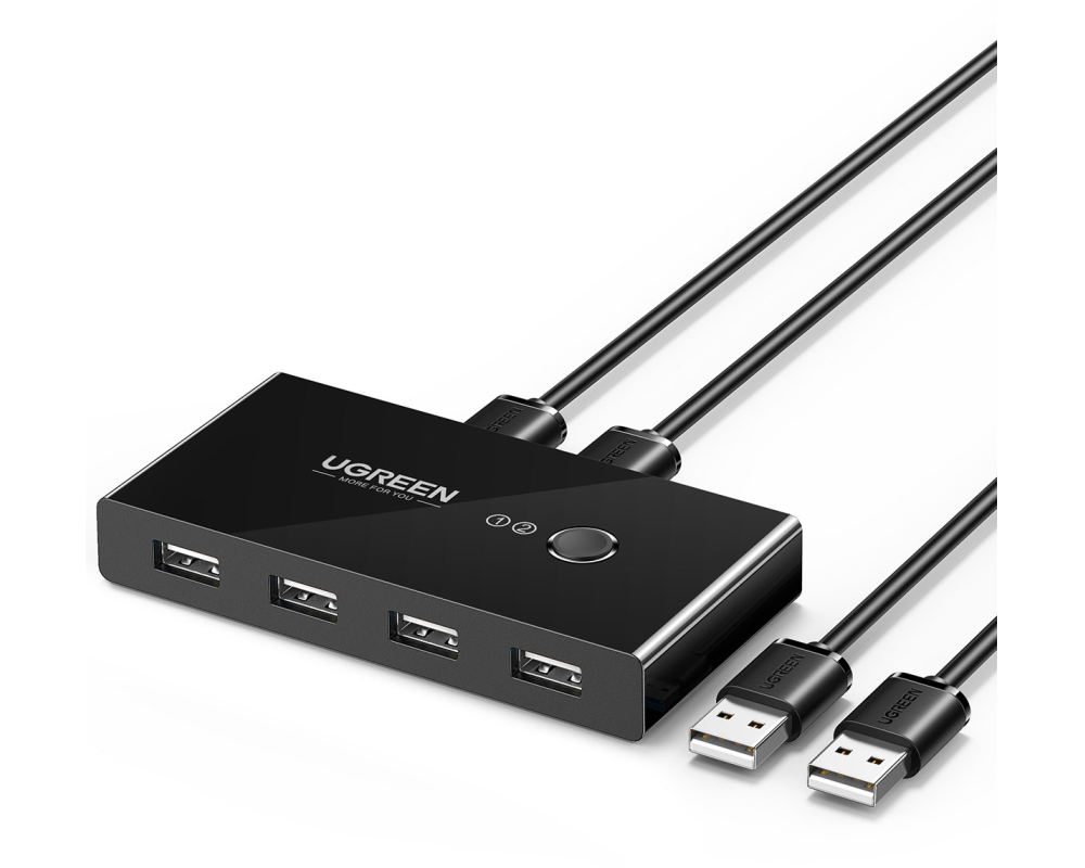 UGREEN Sharing Switch Box 30767 2in4 Out USB 2.0,(BB)
